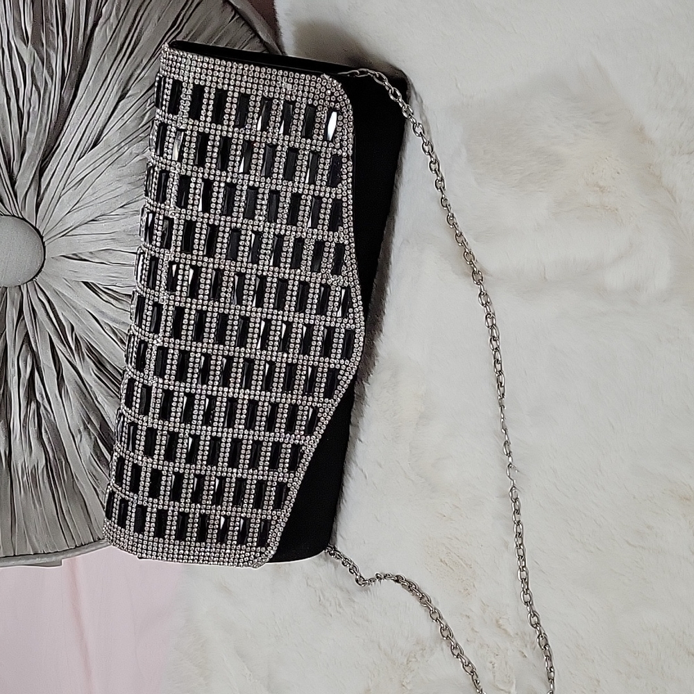Rhinestone & Beaded Clutch